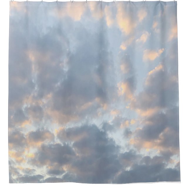 Nubes estéticas Cortinas de ducha (Anverso)