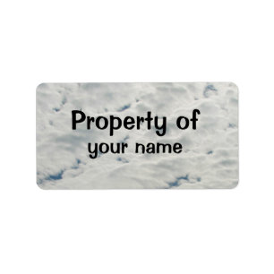 Nubes Etiqueta "Propiedad de"