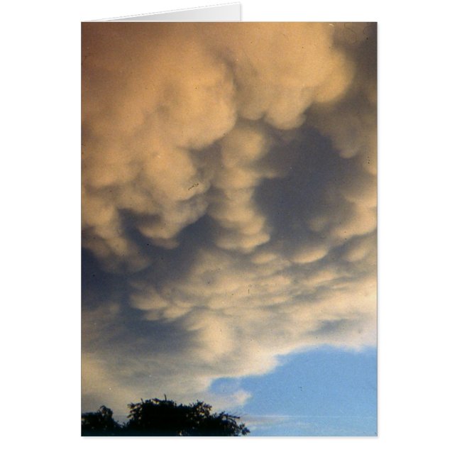 Nubes furiosas anuncian tormenta (Frente)