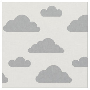 Nubes grises sobre tela blanca de Nicole Janes