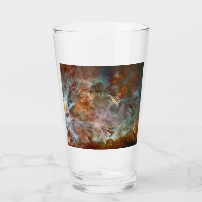 Nubes oscuras de Carina Nebula Hubble Space (Anverso)