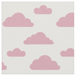 Nubes rosadas sobre tela blanca de Nicole Janes