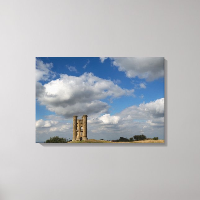 Nubes sobre la Torre Broadway, lienzos Cotswolds (Anverso)