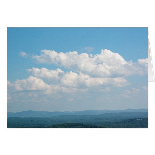 Nubes sobre montañas (Anverso (Horizontal))