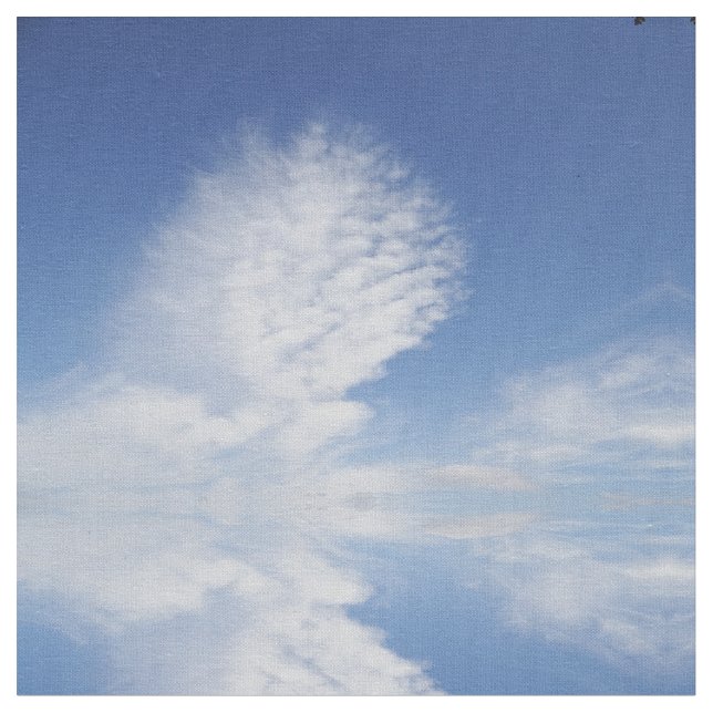 Nubes suaves de la tela (De cerca)