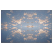 Nubes y tela de la foto del cielo azul