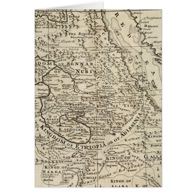 Nubia y Abisinia, África (Frente)