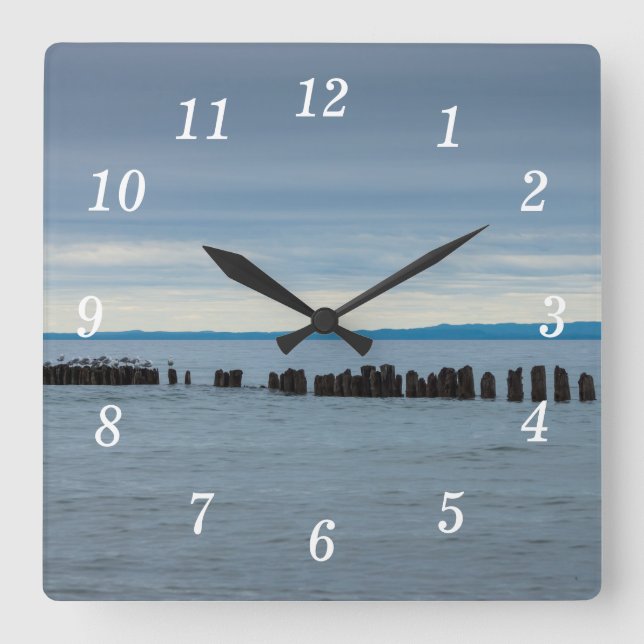 Nublado En El Reloj De Pared De Whitefish Bay (Anverso)