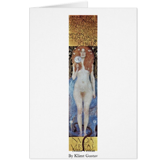 Nuda Veritas de Klimt Gustavo (Frente)