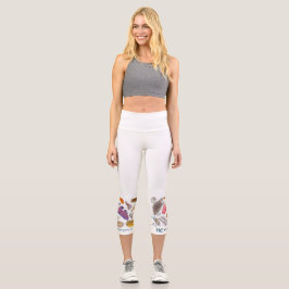 Nudibranch Capri Leggings
