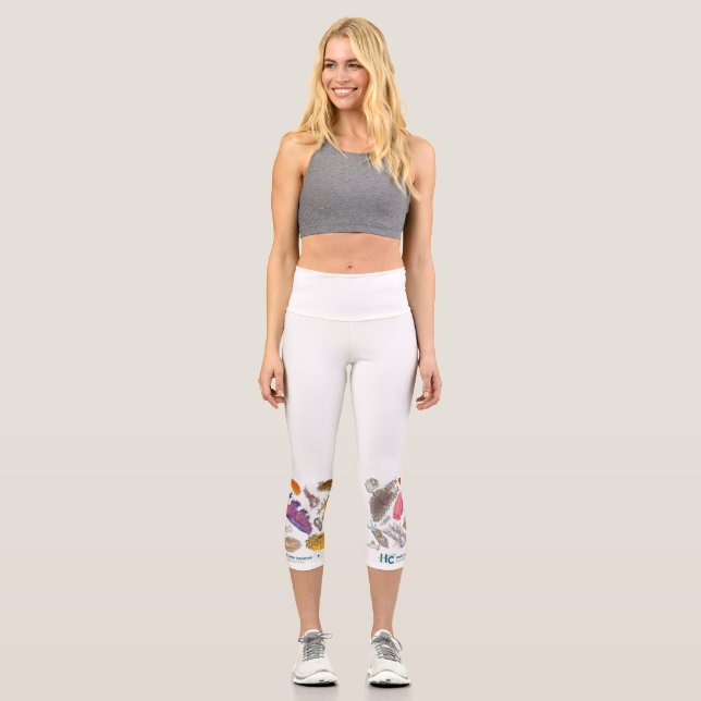 Nudibranch Capri Leggings (Anverso)