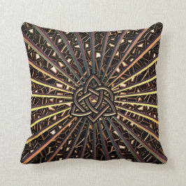 Nudo céltico de la trinidad del Cojín decorativo