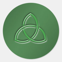 Nudo de amor celta Pegatina redonda