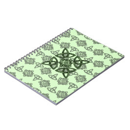 Nudo irlandés y tri cuaderno de los diseños