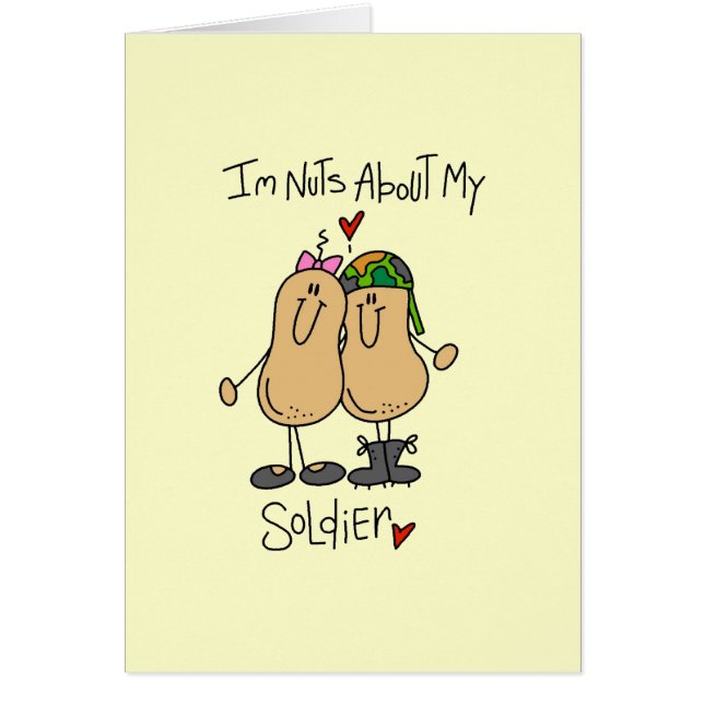 Nueces sobre mis camisetas y regalos del soldado (Frente)