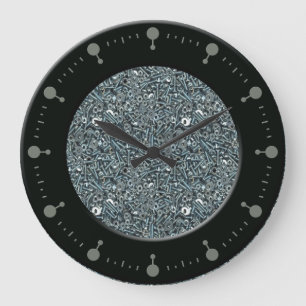 Nueces - y - reloj de pared del modelo de los