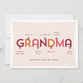 Nuestra Abuela Es... Tarjeta de saludo para el Día