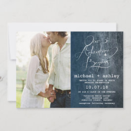 Nuestra aventura comienza a casar la invitación