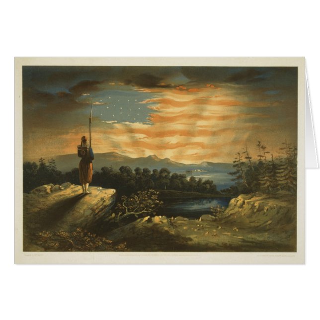 Nuestra bandera llevada cielo (Anverso (Horizontal))