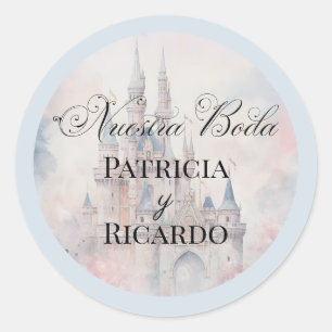 Nuestra Boda Cuento de Hadas Bodas Pegatinas