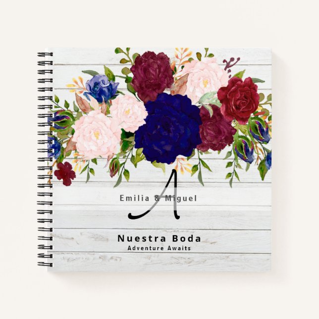 NUESTRA BODA・o libro de visitas (Anverso)