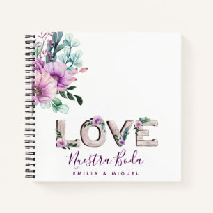 NUESTRA BODA・o libro de visitas
