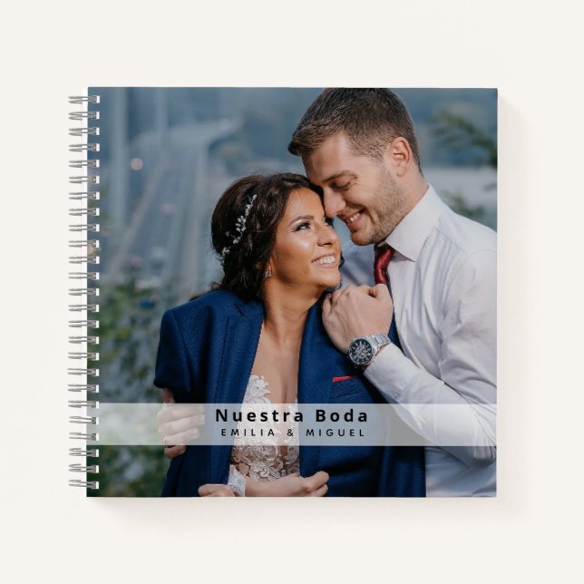 NUESTRA BODA・o libro de visitas (Anverso)