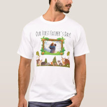 Nuestra Camiseta de bebé del primer día del padre