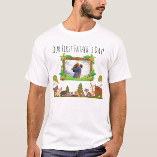 Nuestra Camiseta de bebé del primer día del padre