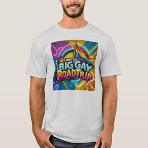 Nuestra camiseta de viaje por carretera gay