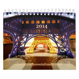 Nuestra casa en Francia, calendario 2014