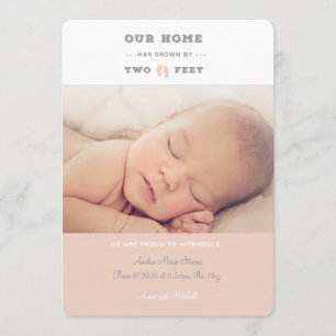 Nuestra casa ha crecido con el anuncio de nacimien