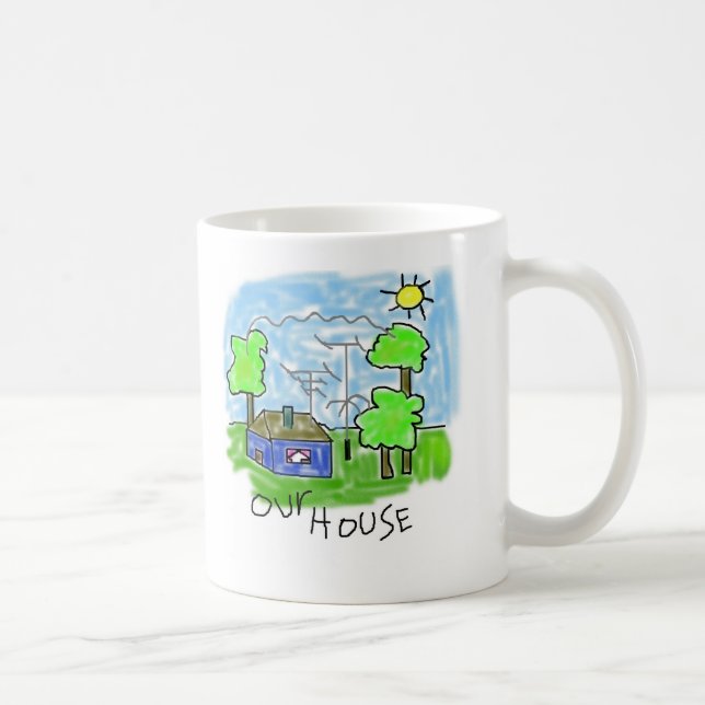Nuestra casa - radio aficionada - taza (Derecha)