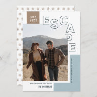 Nuestra escapada de viaje | Foto de Navidad modern