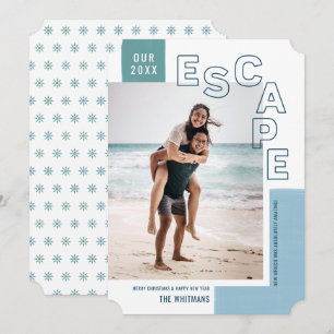 Nuestra Escape de Viaje   Navidad con Foto Moderna