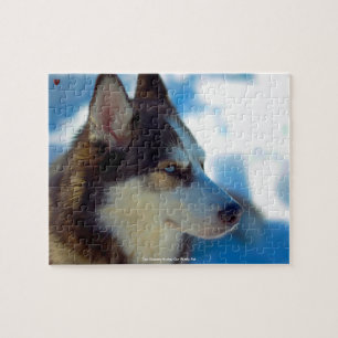 Nuestra Familia Mascota Jigsaw Puzzle Husky Siberi