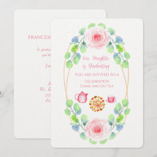 Nuestra Hija Está Graduando Invitación A La Línea