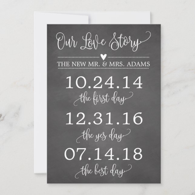 Nuestra historia de amor Decoración Boda Rótulo (Anverso)