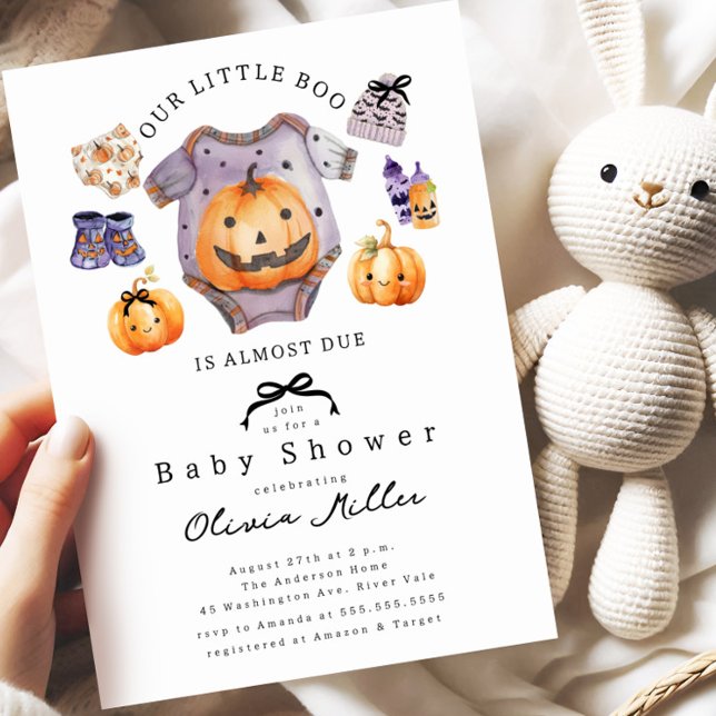 Nuestra invitación a Baby Shower de Little Boo (Subido por el creador)