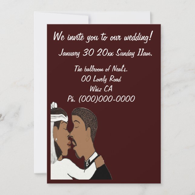 Nuestra invitación a la boda (Anverso)