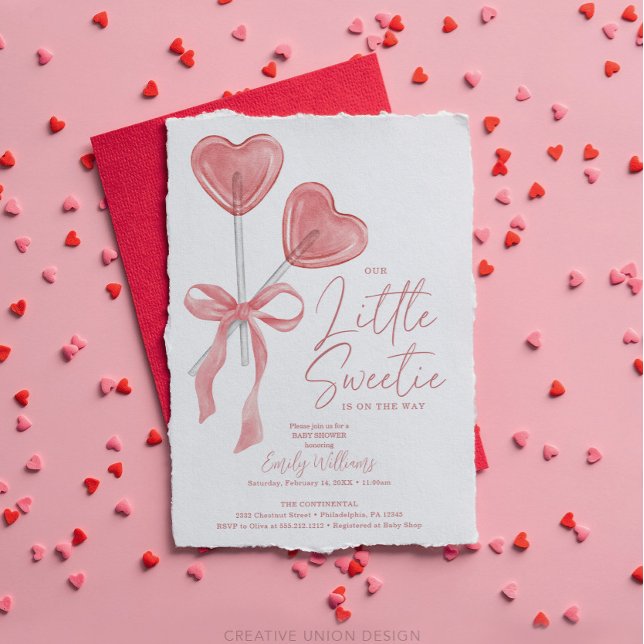 Nuestra invitación a San Valentín en Baby Shower (Subido por el creador)