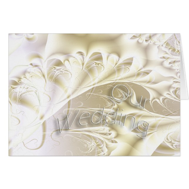 Nuestra invitación de boda - espacio en blanco (Anverso (Horizontal))