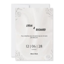 Nuestra Invitación de Boda para un Día Hermoso