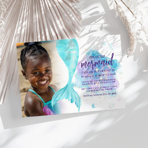 Nuestra Invitación de Cumpleaños con Foto de La Si