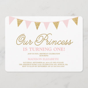 Nuestra invitación del cumpleaños de la princesa