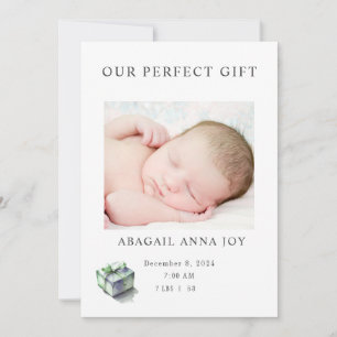 Nuestra Invitación perfecta para bebés con regalo