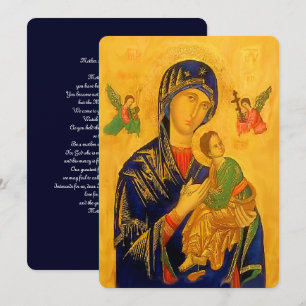 Nuestra madre ayuda perpetua con la oración