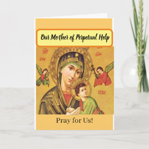 Nuestra Madre del Perpetuo Socorro Tarjeta