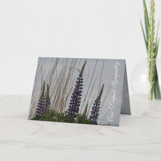 Nuestra más profunda tarjeta de condolencia por so (Anverso)