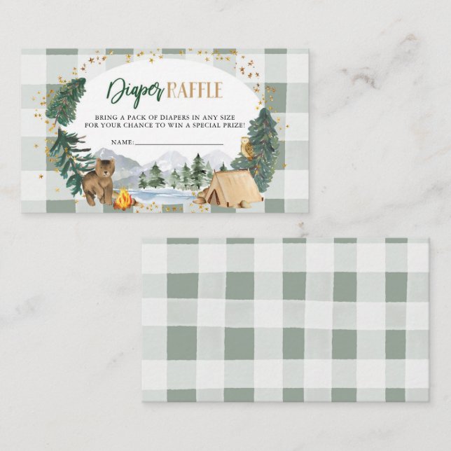 Nuestra mejor tarjeta Raffle Diaper Adventure (Anverso / Reverso)